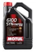 Моторное масло Motul 6100 Synergie SN 5W-40,4L, (107978)