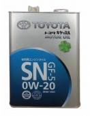 Моторное масло TOYOTA SN 0W-20,4L, (08880-12605)