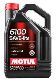 Моторное масло Motul 6100 Save-Lite SN 5W-30,4L, (107957)