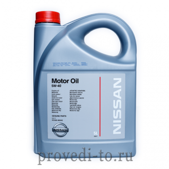 Моторное масло NISSAN SN/CF 5w40,5L,(KE900-90042)