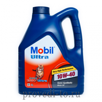 Моторное масло MOBIL Ultra SL/CF 10w40,4L, (152624)