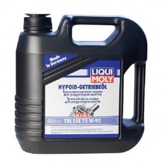 Трансмиссионное масло LIQUI MOLY Hypoid-Getriebeoil TDL 75W-90 GL-4/5,4L,(3939)