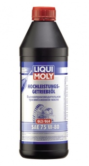 Трансмиссионное масло LIQUI MOLY Hochleistungs-Getriebeoil 75W-80 GL-3/4,1L,(7584 )