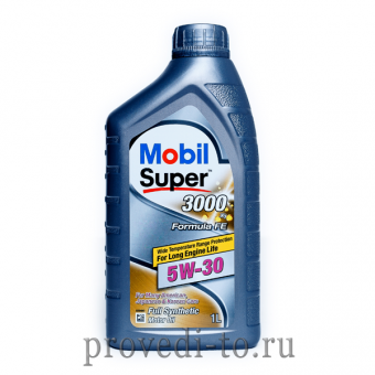 Моторное масло MOBIL super 3000 FE SN 5w30,1L, (152565)
