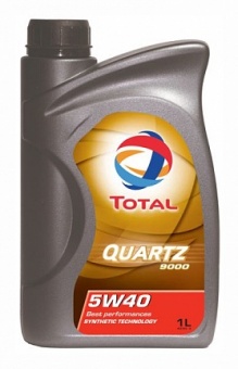 Моторное масло TOTAL Quartz 9000 SN/CF 5W-40,1L, (166243)