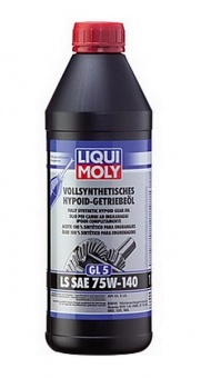 Трансмиссионное масло LIQUI MOLY Vollsynthetisches Hypoid-Getriebeoil LS 75W-140 GL-5,1L,(8038)