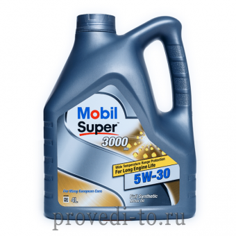 Моторное масло MOBIL Super 3000 XE SM/CF 5w30,4L, (153018)