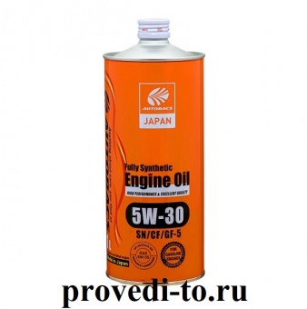 Моторное масло AUTOBACS Fully Synthetic SN/CF/GF-5 5W-30,1L, (A01508400)