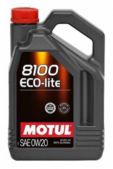 Моторное масло Motul 8100 ECO-lite SN 0W-20,4L, (104982)