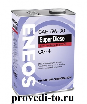 Моторное масло ENEOS Super Diesel CG-4 5W30,4L, (oil1333)